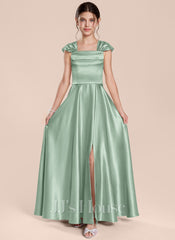JJ's House Zene Junior A-line Pockets Stretch Satin Dress