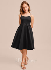JJ's House Gerarda Junior A-line Satin Dress