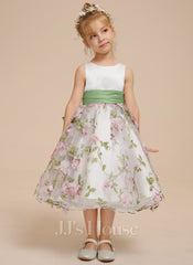 JJ's House Kimaya A-line Bow Satin Dress
