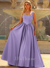 JJ's House Raia Square Satin Dress