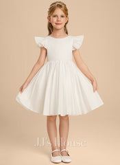 JJ's House Toffee A-line Bow Organza Dress