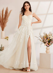 JJ's House Morwenna A-line Sweetheart Sequins Convertible Lace Dress