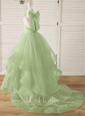 JJ's House Josiane Ball-Gown/Princess Bow Tulle Dress