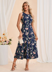 JJ's House Ottilie Floral Print Printed Fabric Maxi Dress