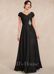 JJ's House Vivienne A-line V-Neck Sequins Lace Dress