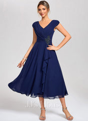 JJ's House Zemora Chiffon Midi Dress