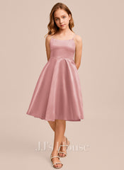 JJ's House Gerarda Junior A-line Satin Dress