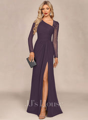 JJ's House Janyla Pleated Chiffon Maxi Dress