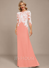 JJ's House Giuliana Chiffon Maxi Dress