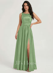 JJ's House Mateea A-line Ruffle Chiffon Dress