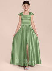 JJ's House Zene Junior A-line Pockets Stretch Satin Dress