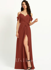 JJ's House Jitrenka A-line Ruffle Chiffon Dress