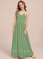 JJ's House Katia Junior A-line Chiffon Dress