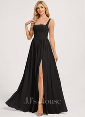 JJ's House Kristy A-line Square Chiffon Dress