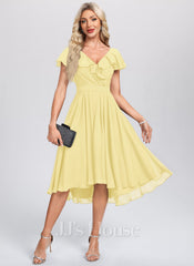 JJ's House Zaisha Chiffon Midi Dress