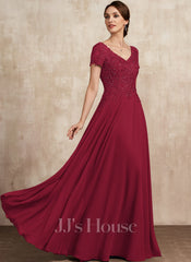 JJ's House Carlin A-line V-Neck Sequins Lace Dress