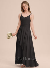 JJ's House Ines Junior A-line Satin Dress