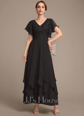 JJ's House Krisbel A-line V-Neck Lace Dress