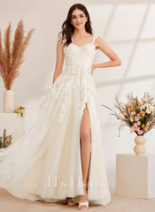 JJ's House Morwenna A-line Sweetheart Sequins Convertible Lace Dress
