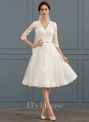 JJ's House Nicole A-line Lace Dress