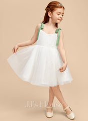 JJ's House Reva A-line Bow Tulle Dress