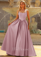 JJ's House Raia Square Satin Dress