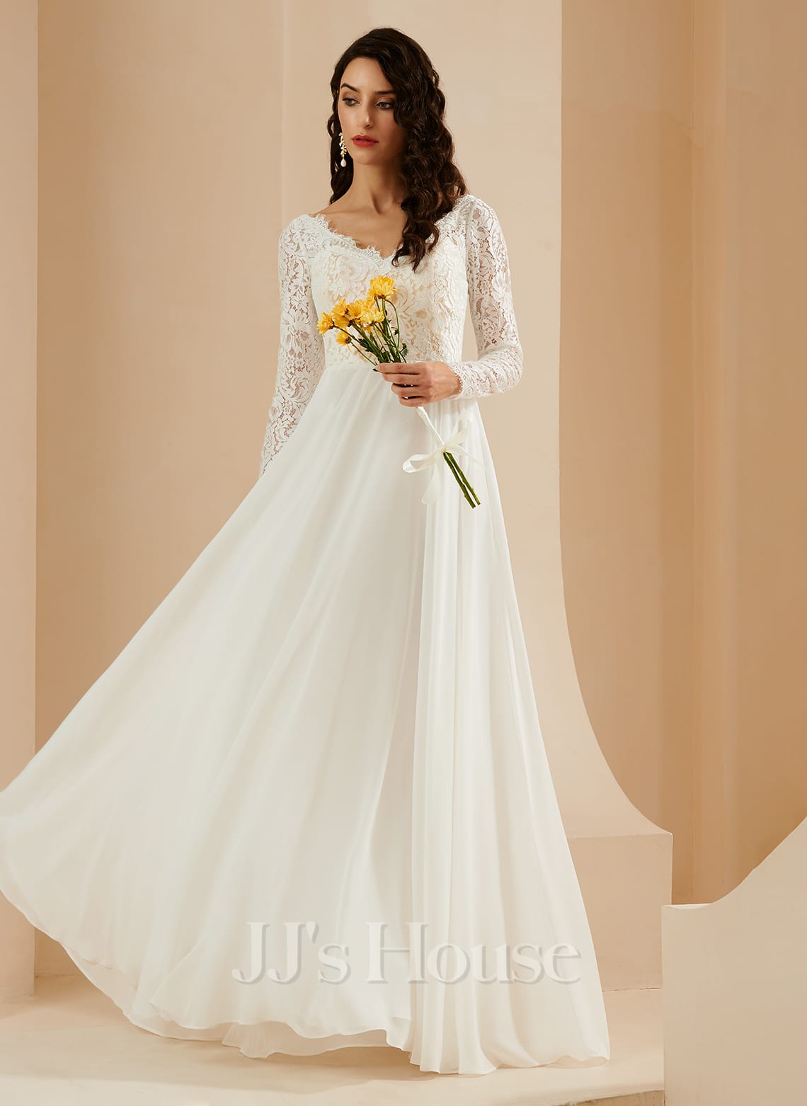 JJ's House Wenonah A-line Lace Dress