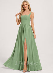JJ's House Kristy A-line Square Chiffon Dress