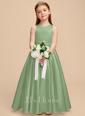 JJ's House Acia A-line Bow Satin Dress