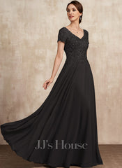 JJ's House Carlin A-line V-Neck Sequins Lace Dress