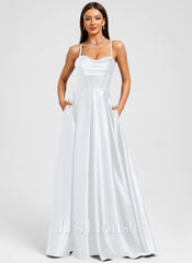 JJ's House Journee Sweetheart Spaghetti Straps Corset Satin Dress