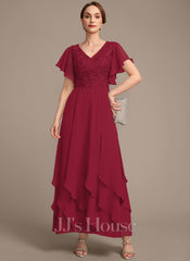 JJ's House Krisbel A-line V-Neck Lace Dress