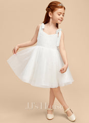 JJ's House Reva A-line Bow Tulle Dress