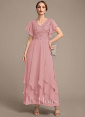 JJ's House Krisbel A-line V-Neck Lace Dress