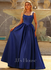 JJ's House Raia Square Satin Dress