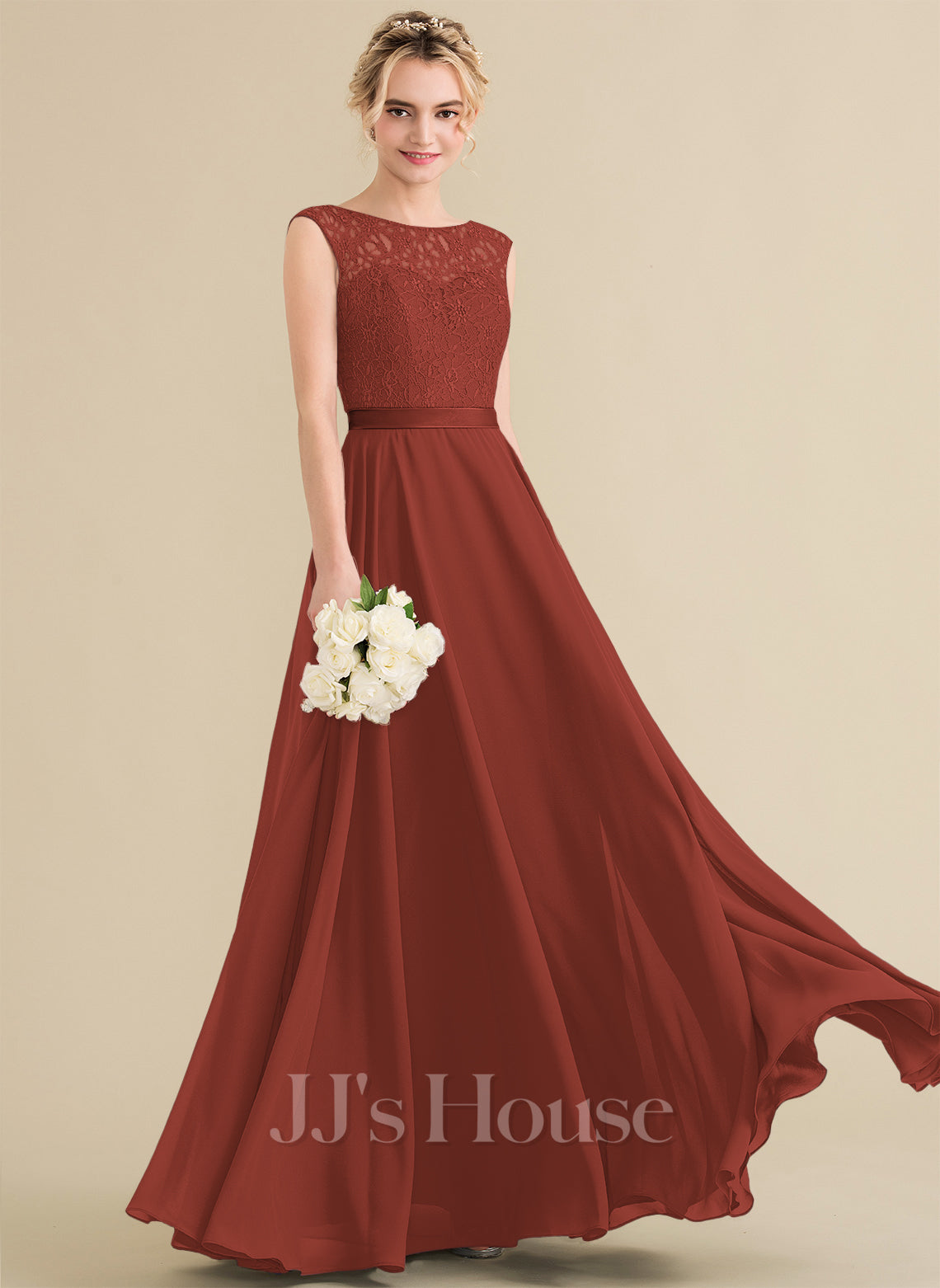 JJ's House Beroe A-line Lace Dress