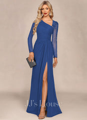 JJ's House Janyla Pleated Chiffon Maxi Dress