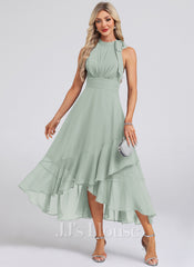 JJ's House Mirelle Floral Print Chiffon Midi Dress