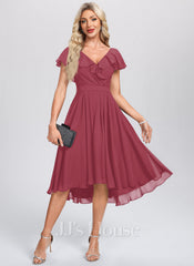 JJ's House Zaisha Chiffon Midi Dress