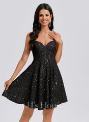 JJ's House Ananke Ball-Gown/Princess Sweetheart Strapless Lace Dress