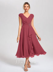 JJ's House Zemora Chiffon Midi Dress