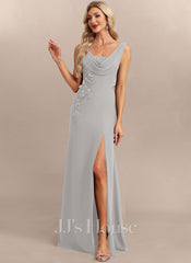 JJ's House Cytherea Sheath/Column Sequins Chiffon Dress