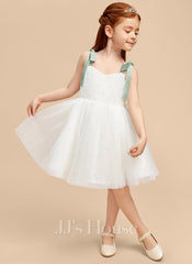 JJ's House Reva A-line Bow Tulle Dress