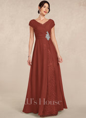 JJ's House Vivienne A-line V-Neck Sequins Lace Dress