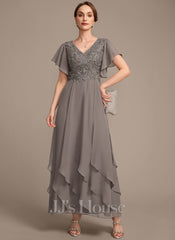 JJ's House Krisbel A-line V-Neck Lace Dress