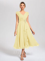 JJ's House Zemora Chiffon Midi Dress