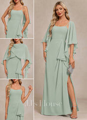 JJ's House Solene Floral Print Printed Fabric Maxi Dress