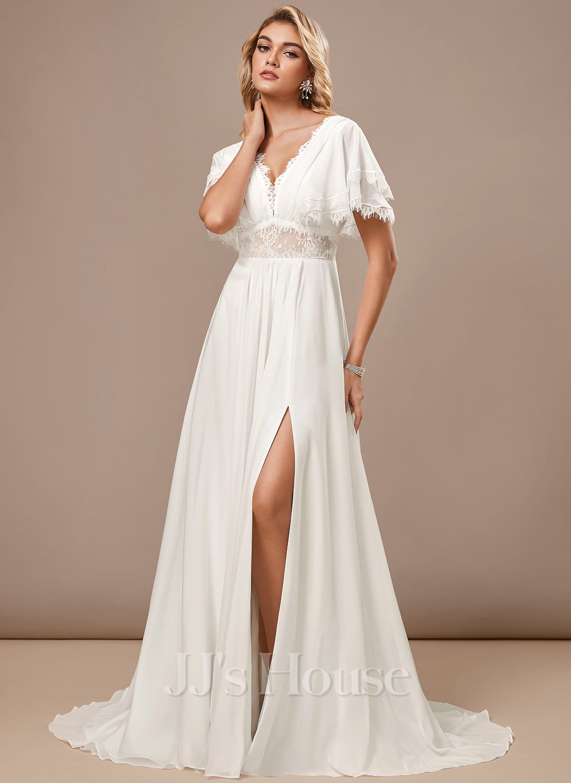 JJ's House Becklyn A-line Lace Dress