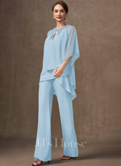 JJ's House Miriam Sequins Chiffon Pantsuit