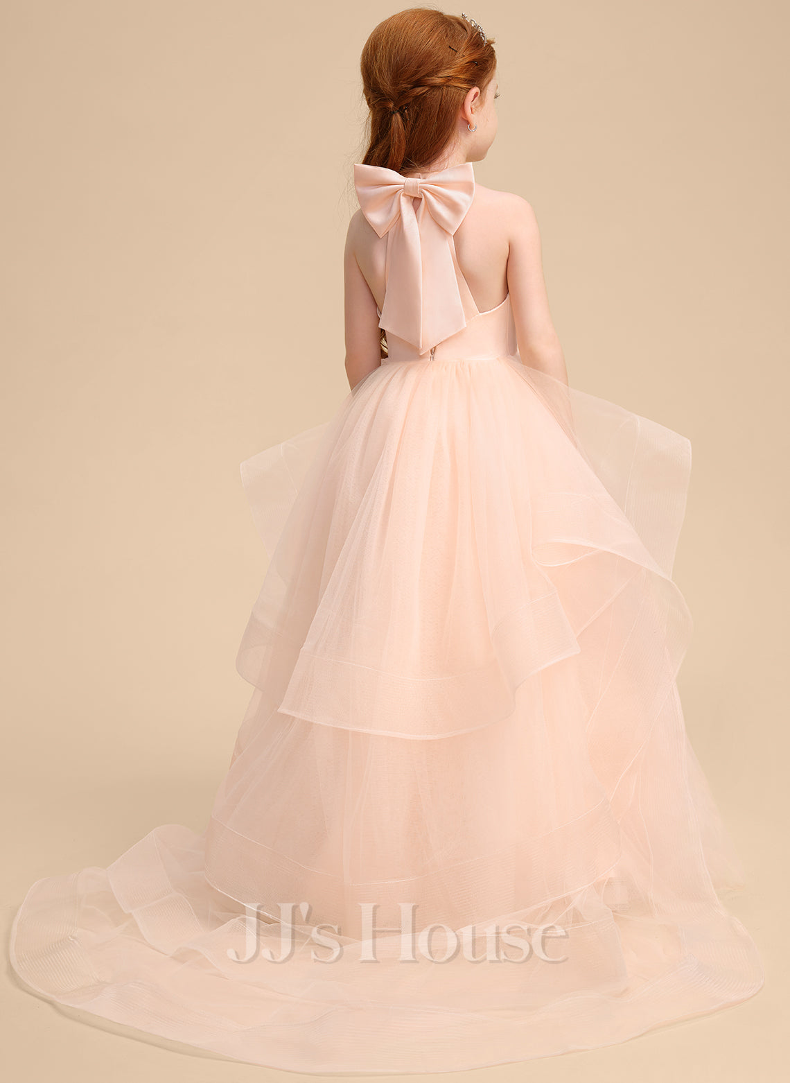 JJ's House Josiane Ball-Gown/Princess Bow Tulle Dress